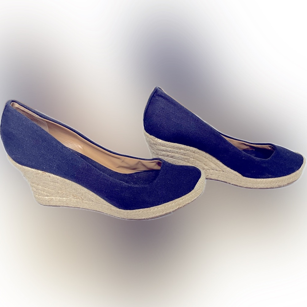 J. Crew Navy/Dark Blue Espadrilles